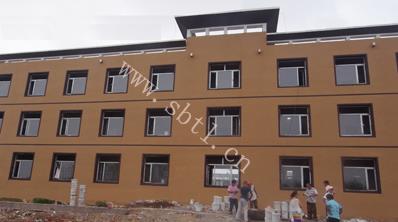 真石漆施工案例_沈陽遼河開發(fā)區(qū)施工后實景圖