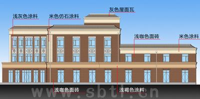 假日歐洲花園小區(qū)真石漆 仿磚涂料 乳膠漆混搭施工